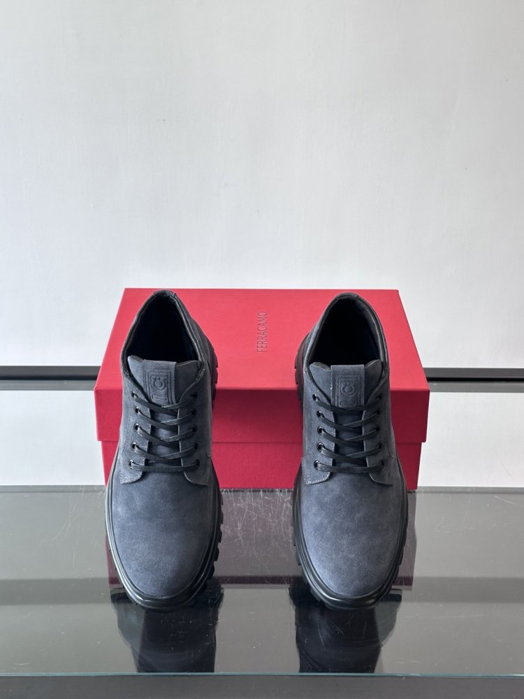 Черевики чоловічі зимові замшеві на шнурівці фото 6