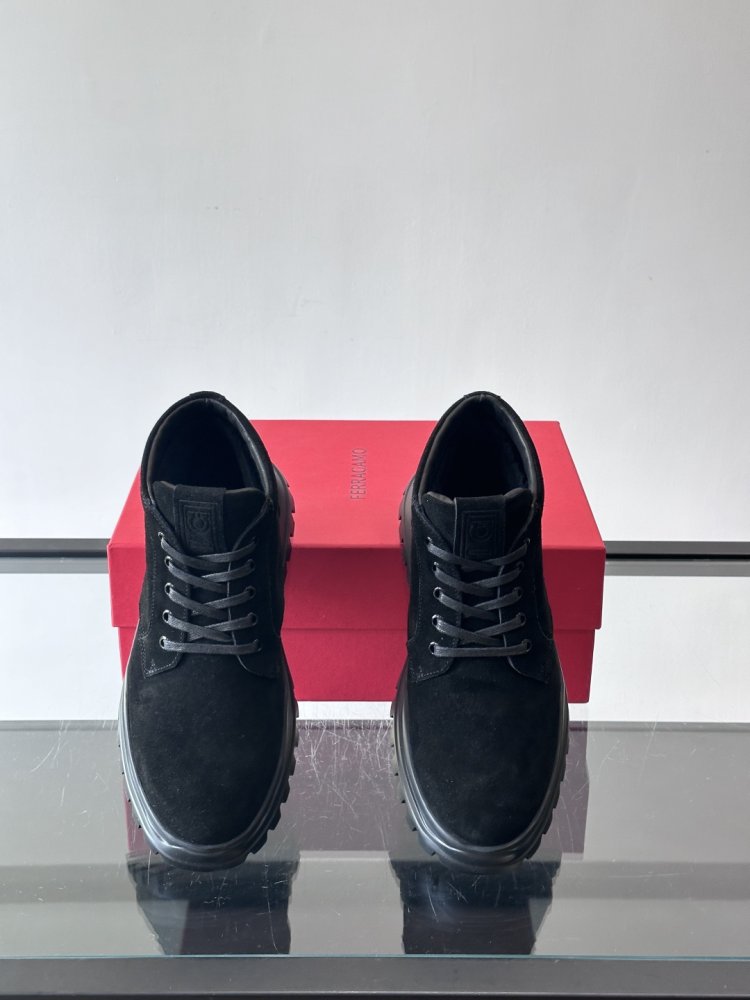 Черевики чоловічі зимові замшеві на шнурівці фото 6