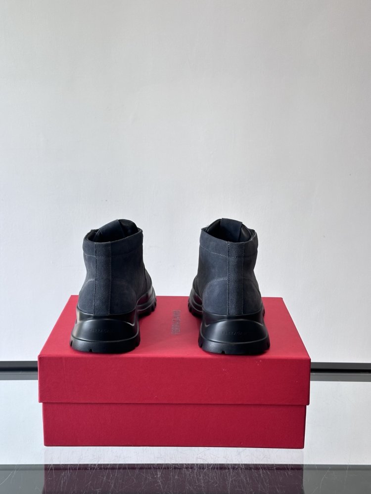 Черевики чоловічі зимові замшеві на шнурівці фото 8