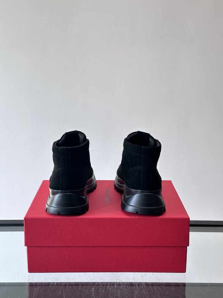 Черевики чоловічі зимові замшеві на шнурівці фото 8