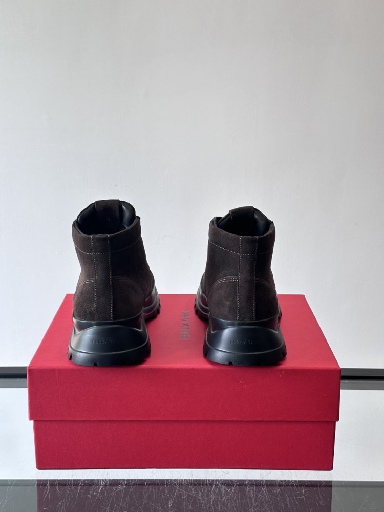 Черевики чоловічі зимові замшеві на шнурівці фото 8