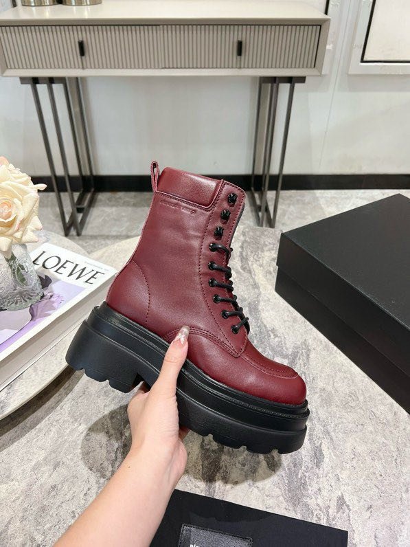 Ботинки на платформе с толстой подошвой фото 2