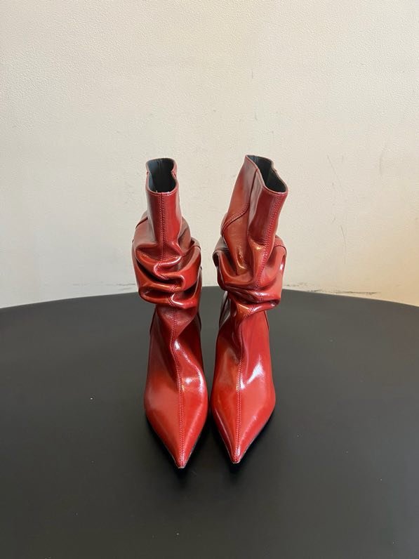 Черевики з гострим носком і плиссировкой фото 3