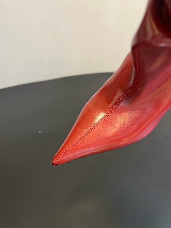 Черевики з гострим носком і плиссировкой фото 5