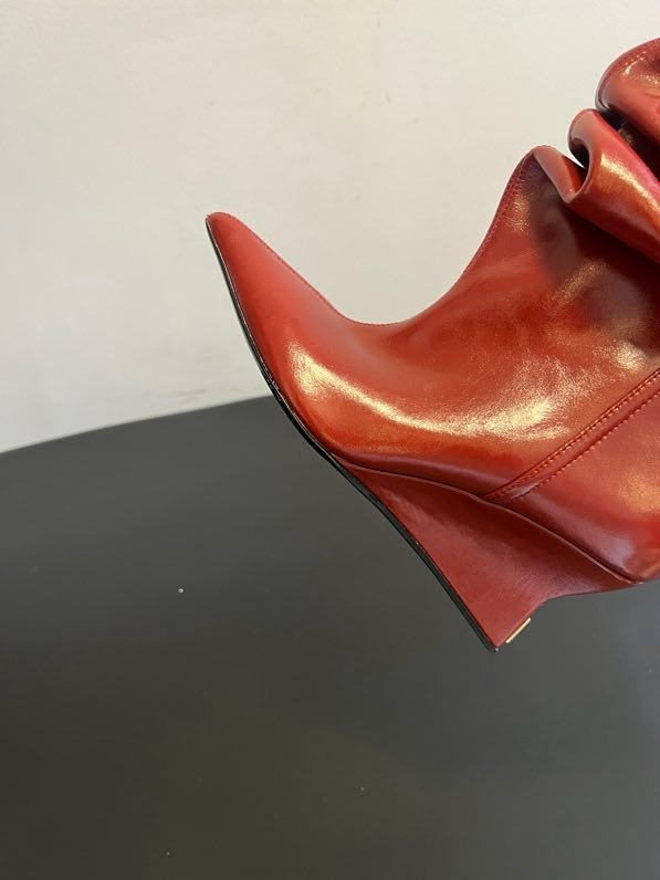 Черевики з гострим носком і плиссировкой фото 6