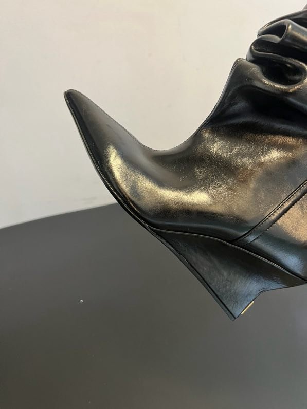 Черевики з гострим носком і плиссировкой фото 7