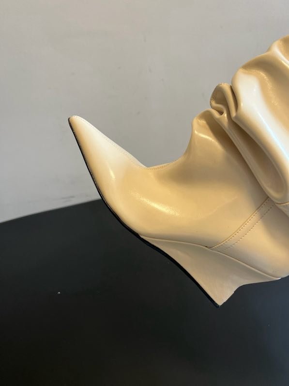 Черевики з гострим носком і плиссировкой фото 7