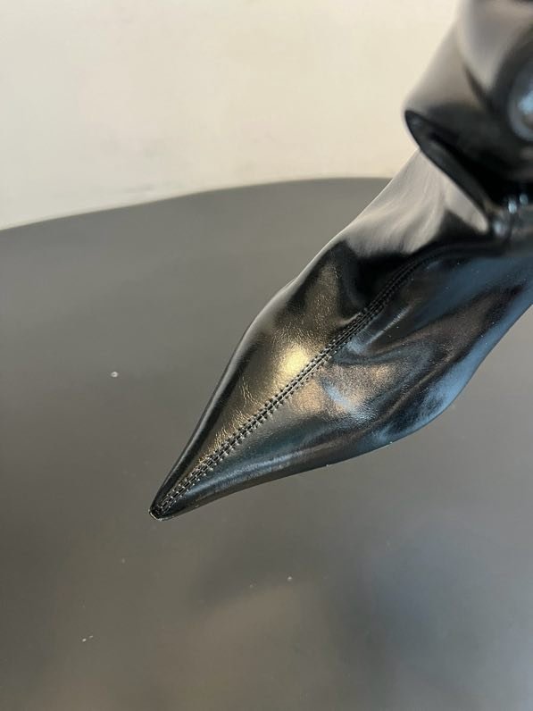 Черевики з гострим носком і плиссировкой фото 8