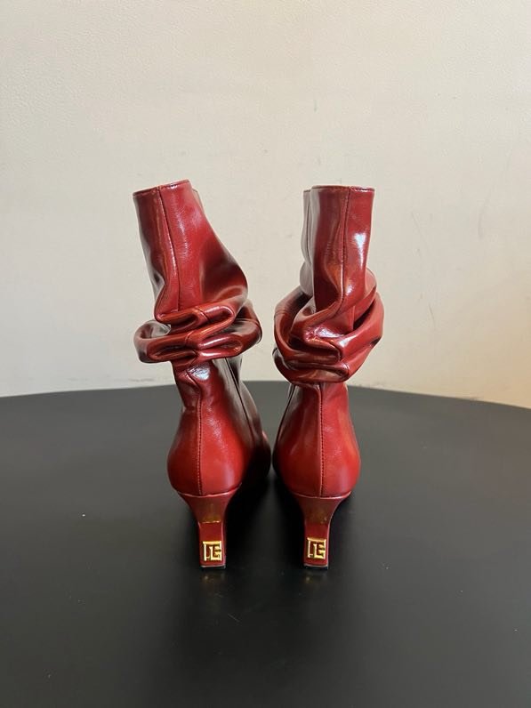 Черевики з гострим носком і плиссировкой фото 9