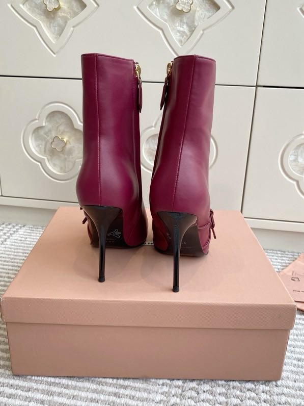 Ботинки с острым носком и высоким каблуком Cat Heel фото 2