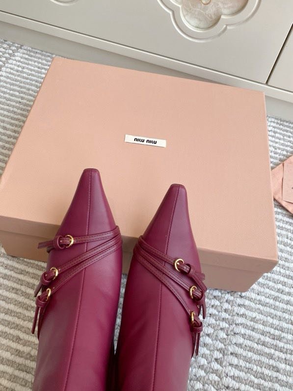 Ботинки с острым носком и высоким каблуком Cat Heel фото 3