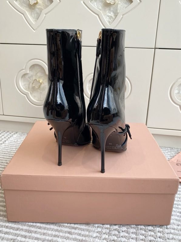 Ботинки с острым носком и высоким каблуком Cat Heel фото 5