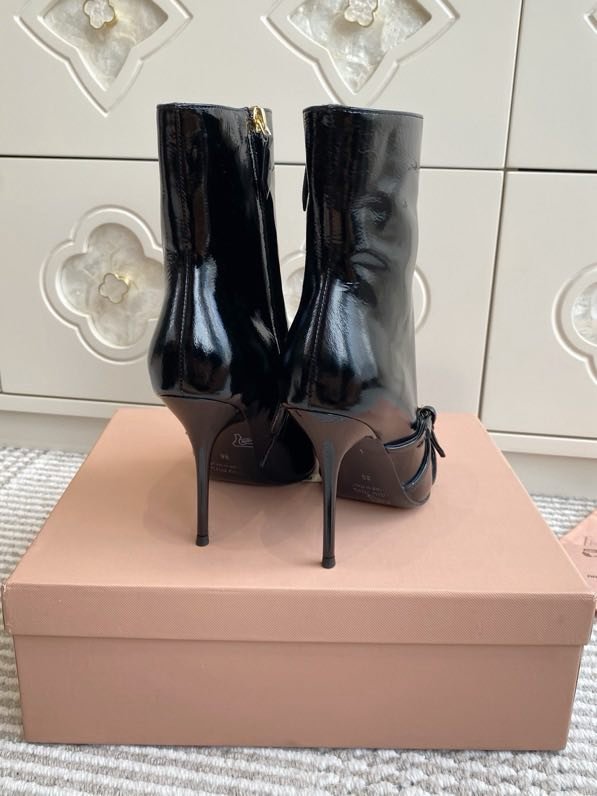 Ботинки с острым носком и высоким каблуком Cat Heel фото 7