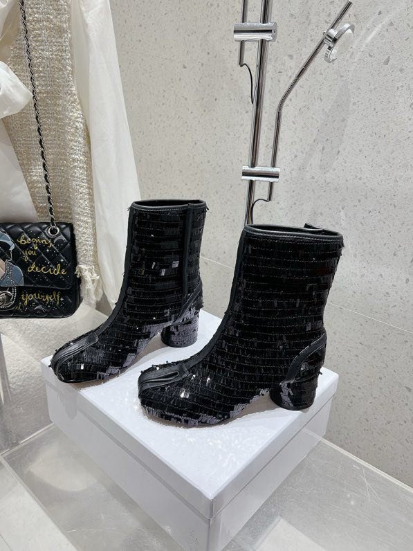 Черевики Tabi шкіряні з роздвоєним носком фото 3