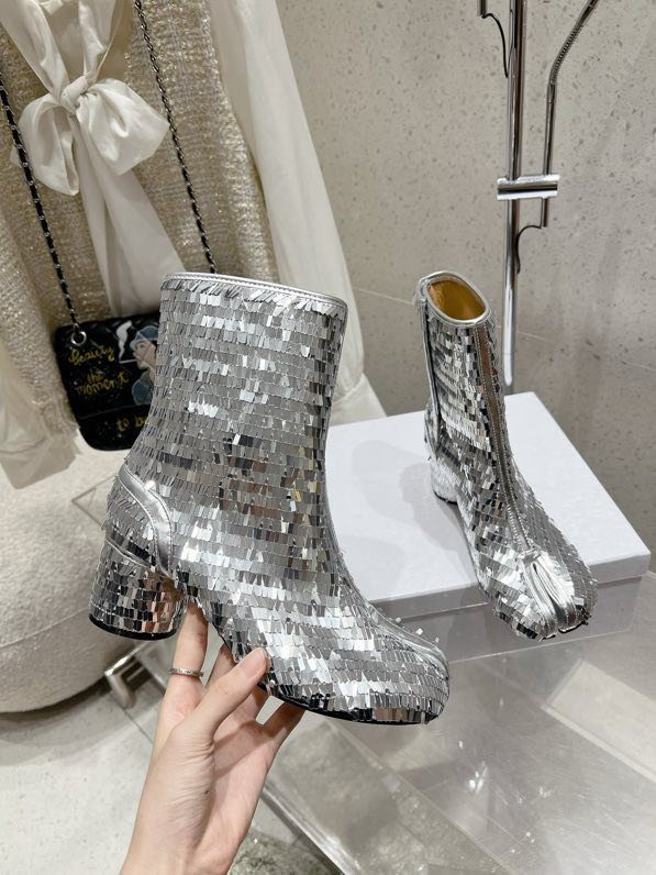 Черевики Tabi шкіряні з роздвоєним носком фото 3