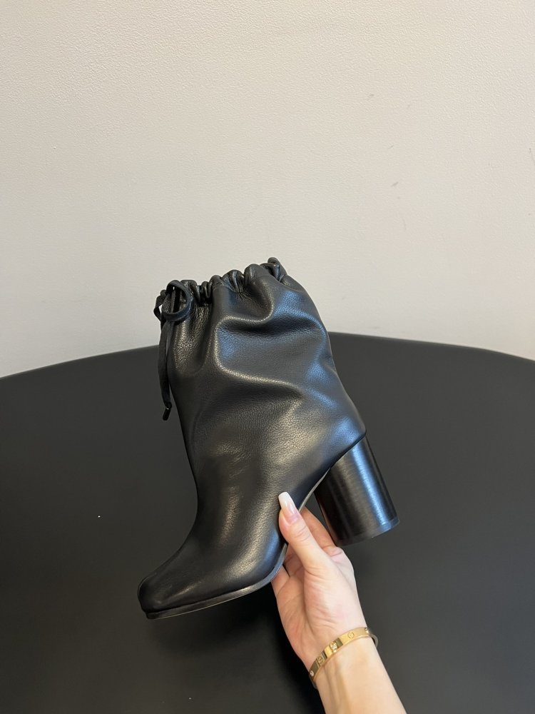 Ботинки Tabi кожаные с раздвоенным носком фото 3