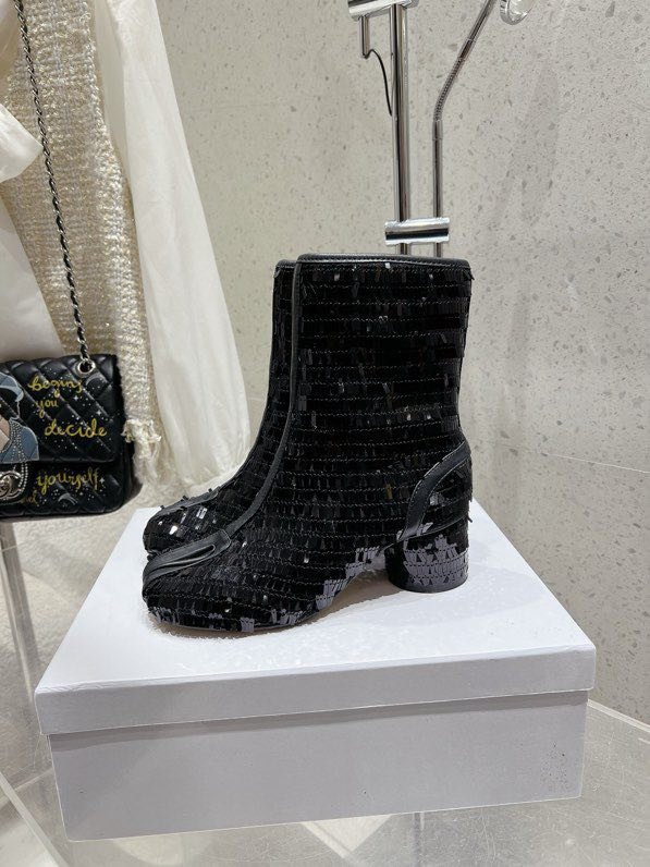 Черевики Tabi шкіряні з роздвоєним носком фото 4