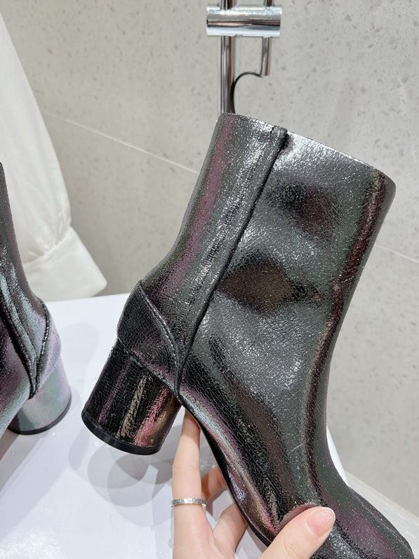 Boots Tabi leather from bifurcated the toe фото 4