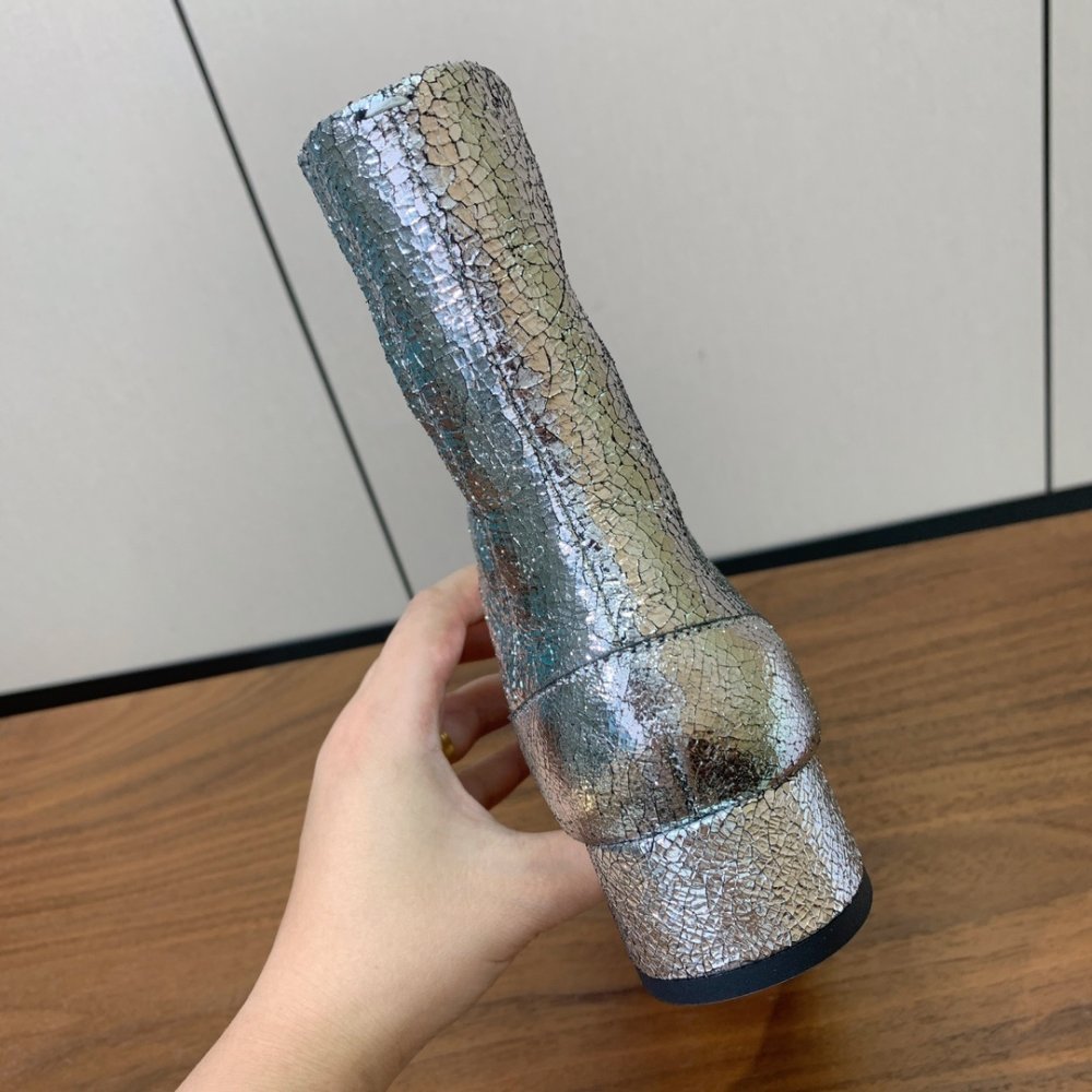 Ботинки Tabi кожаные с раздвоенным носком фото 6