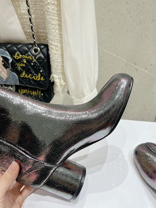 Boots Tabi leather from bifurcated the toe фото 7