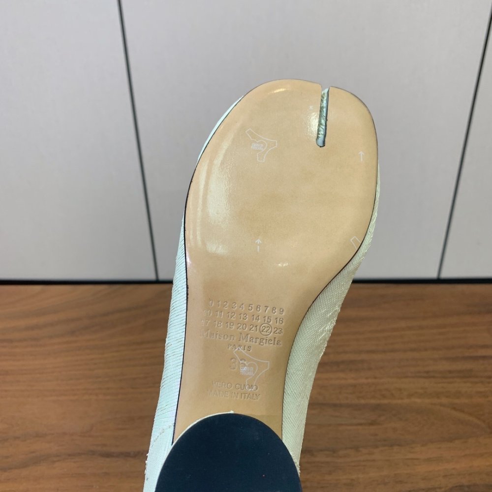 Ботинки Tabi кожаные с раздвоенным носком фото 7