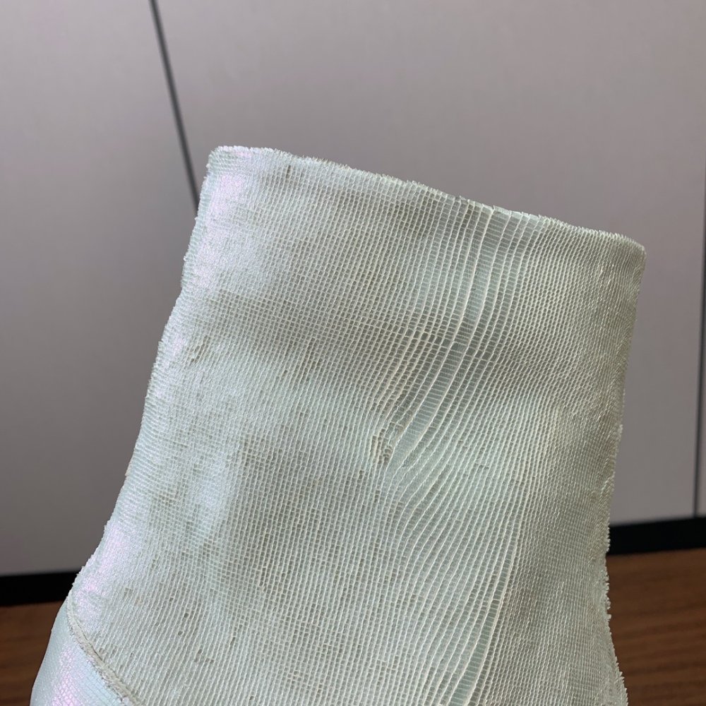 Ботинки Tabi кожаные с раздвоенным носком фото 8