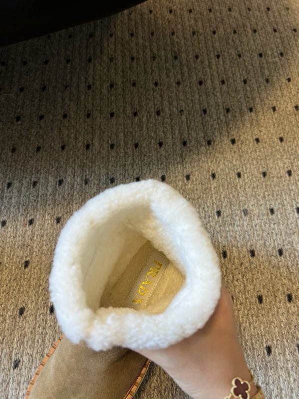 Ботинки замшевые на меху фото 2