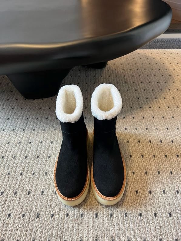 Черевики замшеві на хутрі фото 3