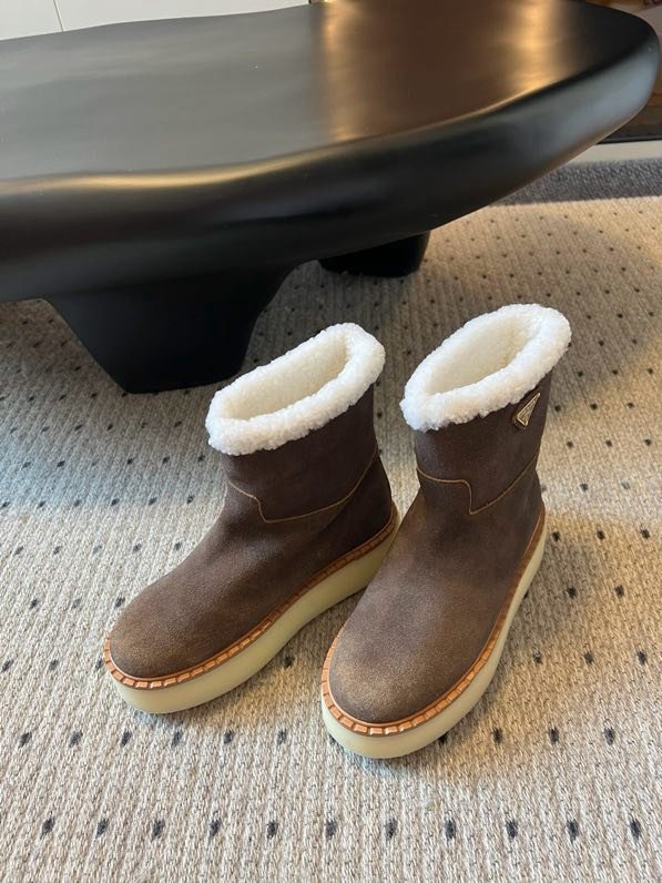 Ботинки замшевые на меху фото 5
