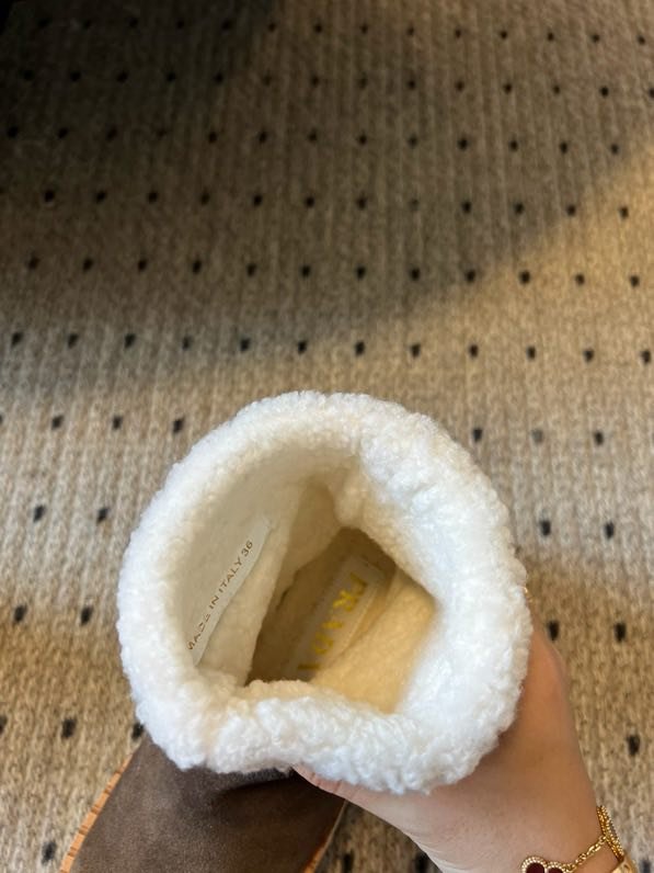 Ботинки замшевые на меху фото 6