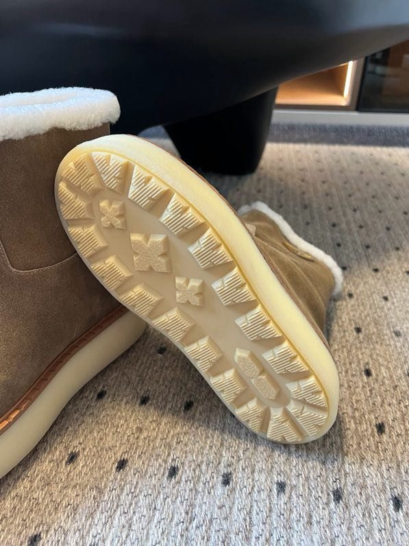 Ботинки замшевые на меху фото 7