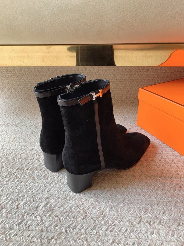 Ботинки замшевые на молнии фото 3