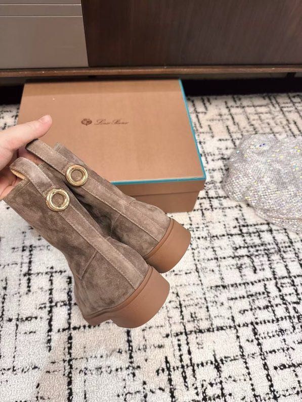 Boots suede women's фото 4