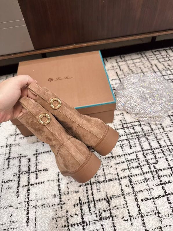 Boots suede women's фото 5