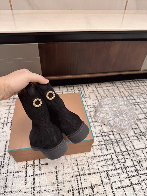 Boots suede women's фото 6