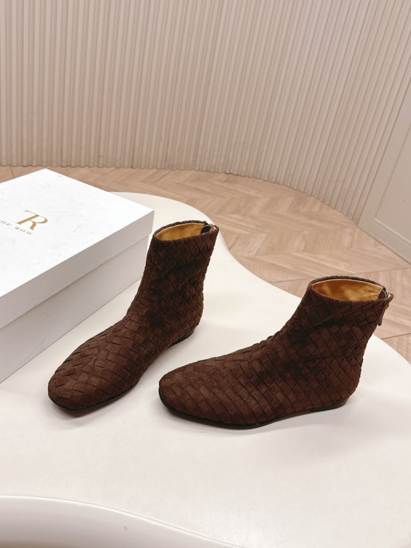 Черевики жіночі з плетених шкіри фото 3
