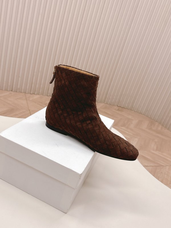 Черевики жіночі з плетених шкіри фото 5