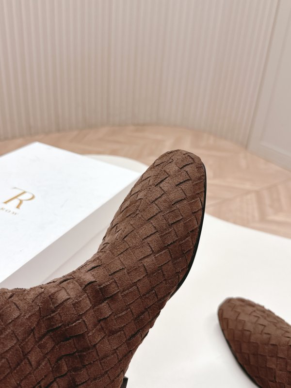 Черевики жіночі з плетених шкіри фото 6