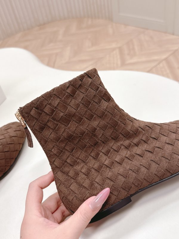 Черевики жіночі з плетених шкіри фото 8