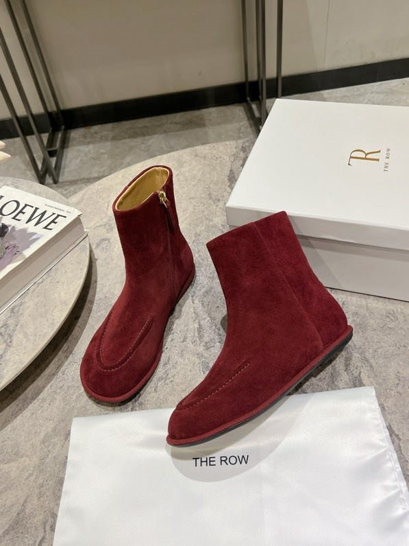 Черевики жіночі шкіряні з круглим носком