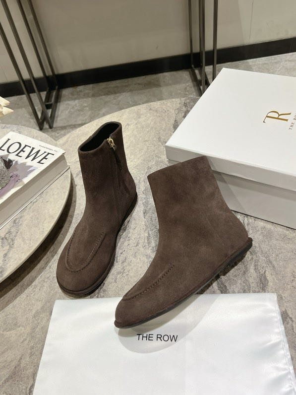 Черевики жіночі шкіряні з круглим носком