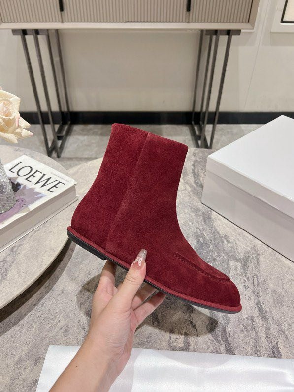 Черевики жіночі шкіряні з круглим носком фото 5