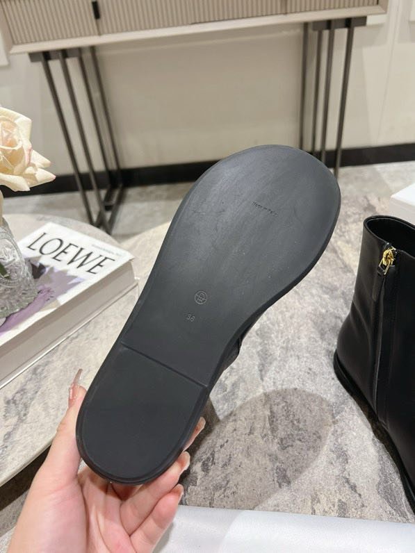 Черевики жіночі шкіряні з круглим носком фото 9