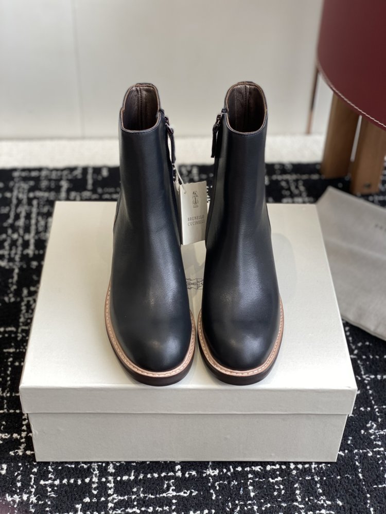 Ботинки женские кожаные