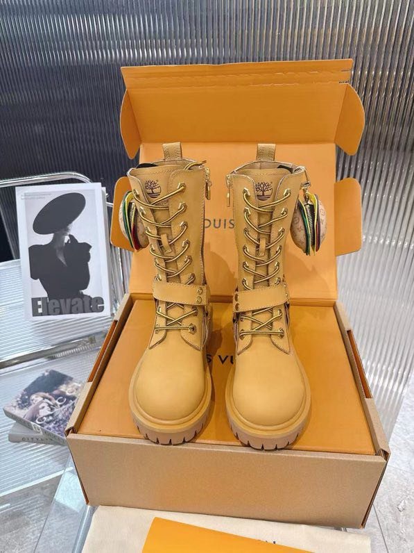 Черевики жіночі LV х Timberland фото 2