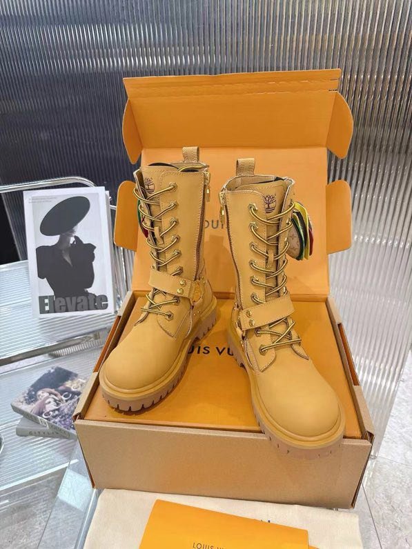Черевики жіночі LV х Timberland фото 3