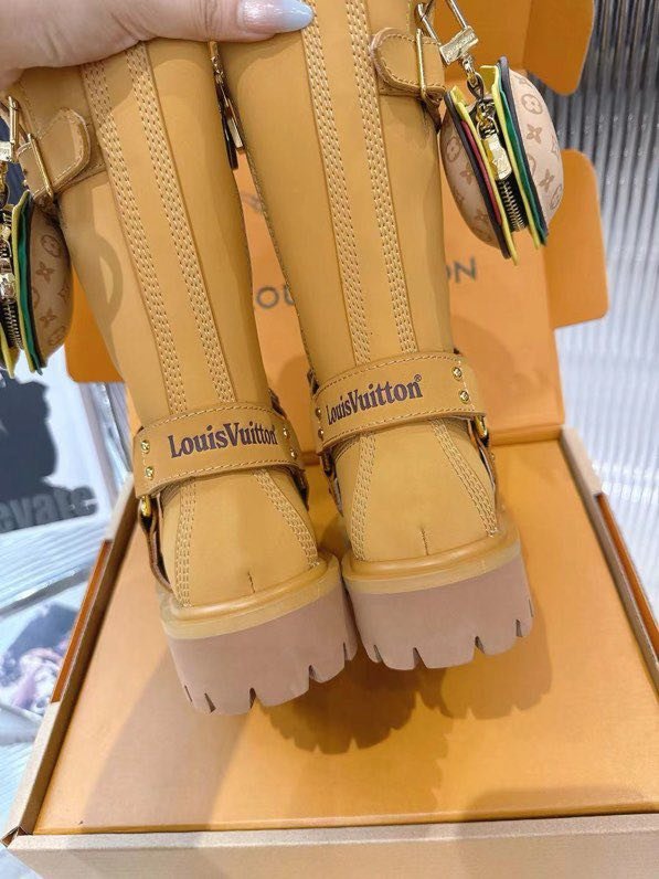 Черевики жіночі LV х Timberland фото 4