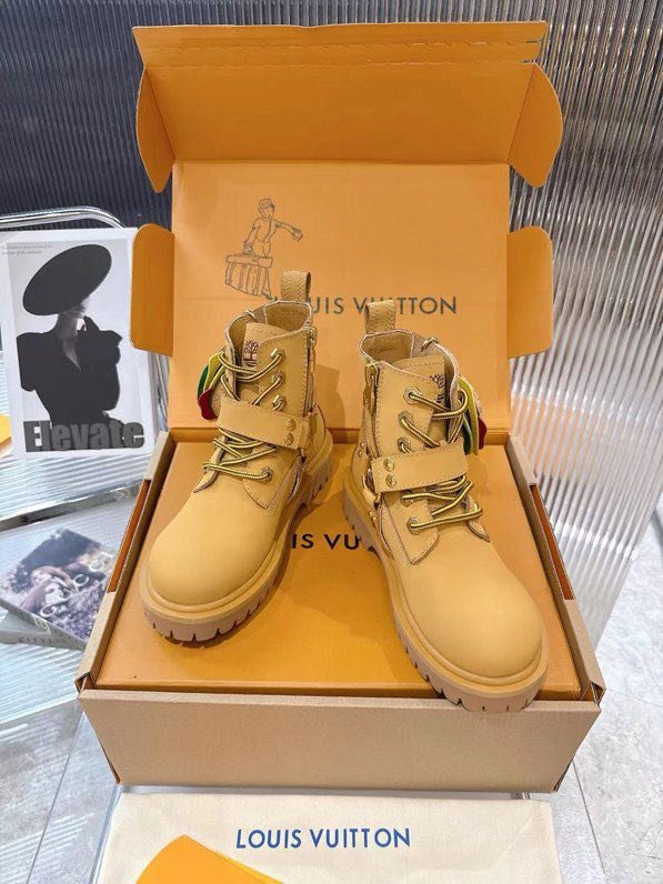 Черевики жіночі LV х Timberland фото 4