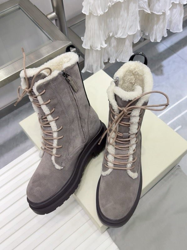 Ботинки женские на меху зимние фото 5