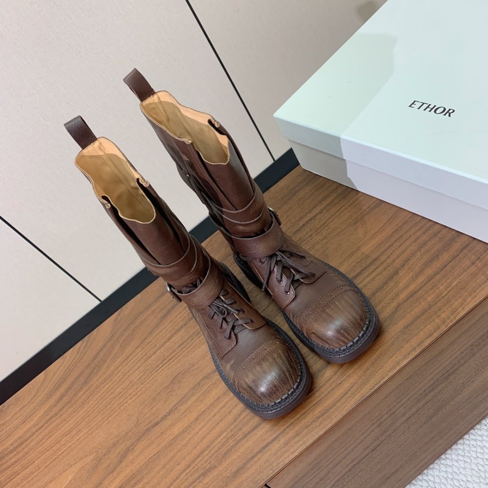 Черевики жіночі на шнурівці фото 3